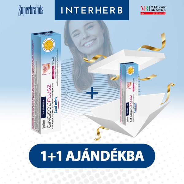 Interherb GINGISOL PLUSZ Szájnyálkahártya gél 20 ml Cool Mint
