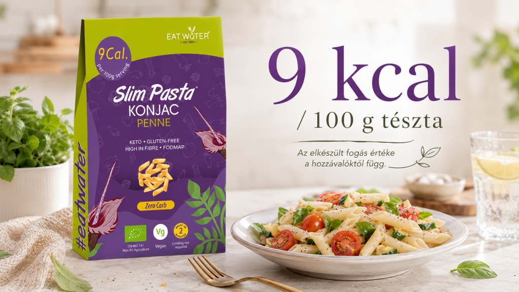 Slim Pasta tészta, 9 kcal / 100g tészta