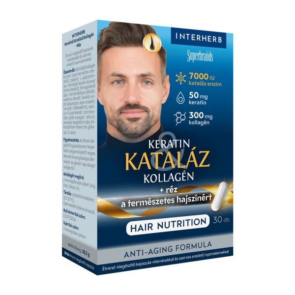 Interherb Keratin & KATALÁZ & Kollagén HAIR NUTRITION kapszula 30x