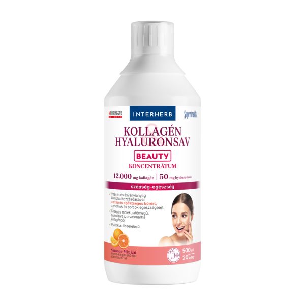 Interherb Kollagén&Hyaluronsav shot BEAUTY ITALKONCENTRÁTUM 500 ml