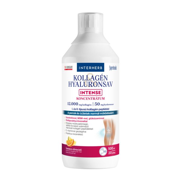 Interherb Kollagén&Hyaluronsav shot INTENSE ITALKONCENTRÁTUM 500 ml