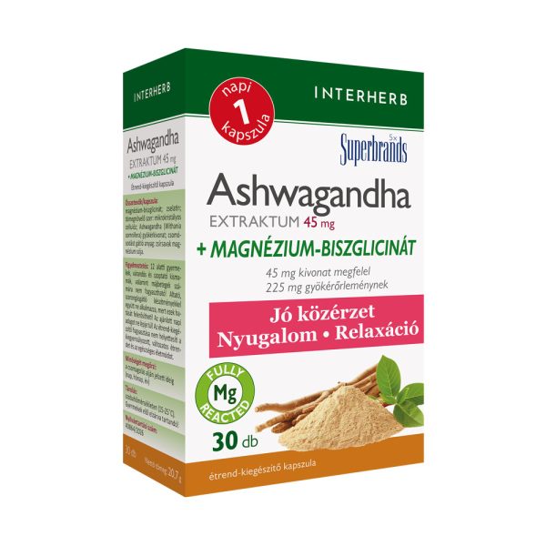 Interherb NAPI1 Ashwagandha Extraktum+Mg-biszglicinát 30 db